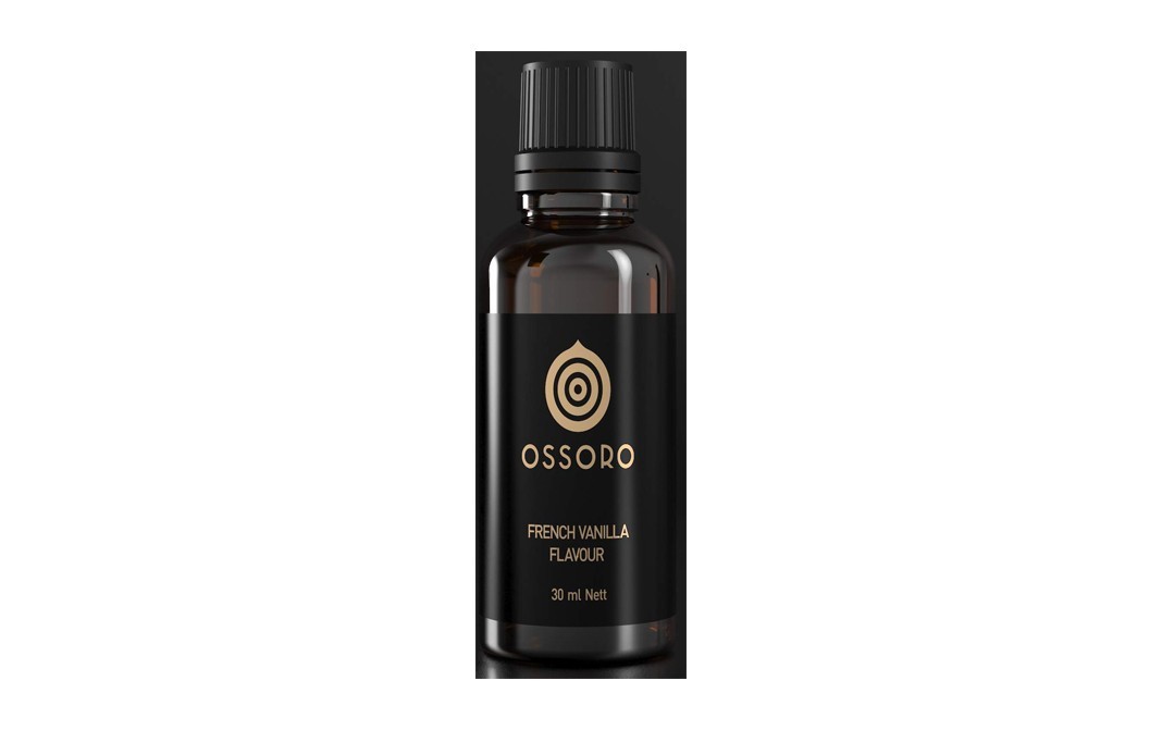 Ossoro French Vanilla Flavour    Glass Bottle  30 millilitre